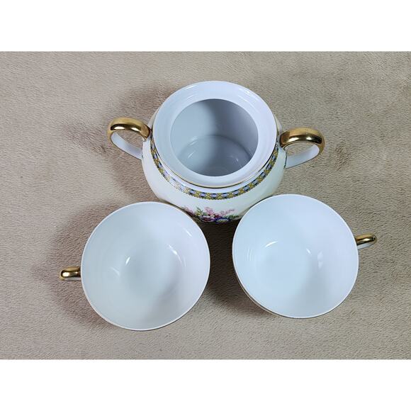 Noritake Juanita Tea Cup Sugar Bowl Porcelain Dinnerware Made Japan Vintage - Picture 11 of 14